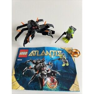 Lego Atlantis Monster Crab Clash 8056 100% Complete Retired Set